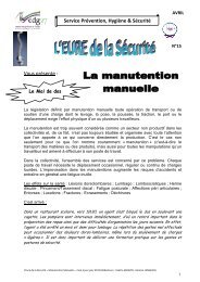 NÂ°15 - La Manutention manuelle - MAJ janv 2012 - CDG27