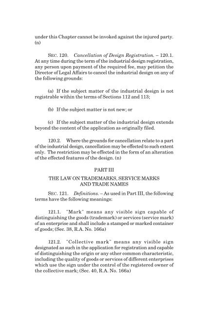 RA 8293 - Intellectual Property Code of the Philippines