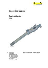 Operating Manual Gas fired igniter ZT0 - SES Combustion AB