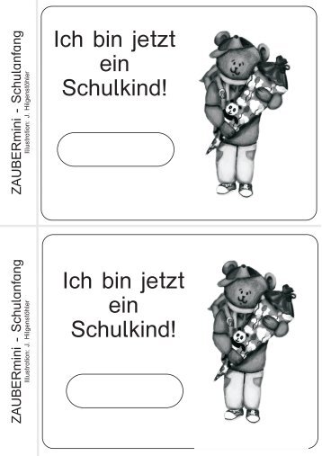 Ich bin jetzt ein Schulkind! - Zaubereinmaleins