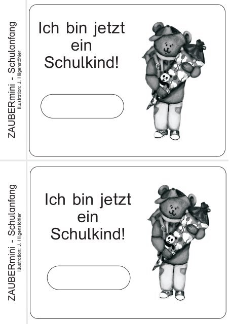 Ich bin jetzt ein Schulkind! - Zaubereinmaleins