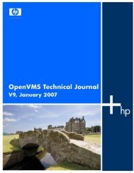 Entire Journal in PDF format - OpenVMS Systems - HP