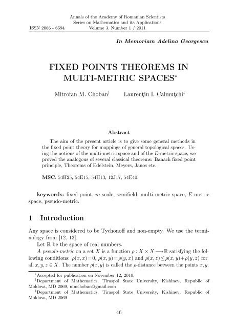 3 - Mathematics and its Applications