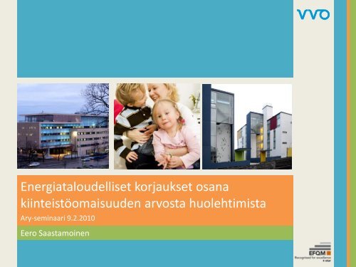 Energiataloudelliset korjaukset osana kiinteistöomaisuuden arvosta ...