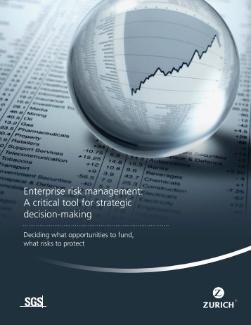 Enterprise risk management: A critical tool for strategic ... - Lynch2