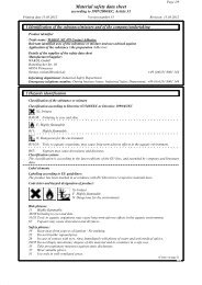 Material safety data sheet - Wakol