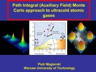 Path Integral Monte Carlo approach to ultracold atomic gases