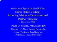 Paula Zeanah, PhD, MSN, Nurse Home Visiting