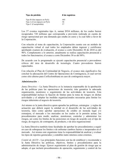 dictamen del revisor fiscal sobre los estados ... - Corficolombiana