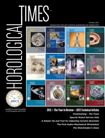 PDF Version - The American Watchmakers-Clockmakers Institute