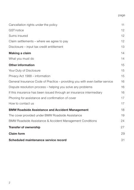 BMW New Vehicle Extended Warranty Insurance