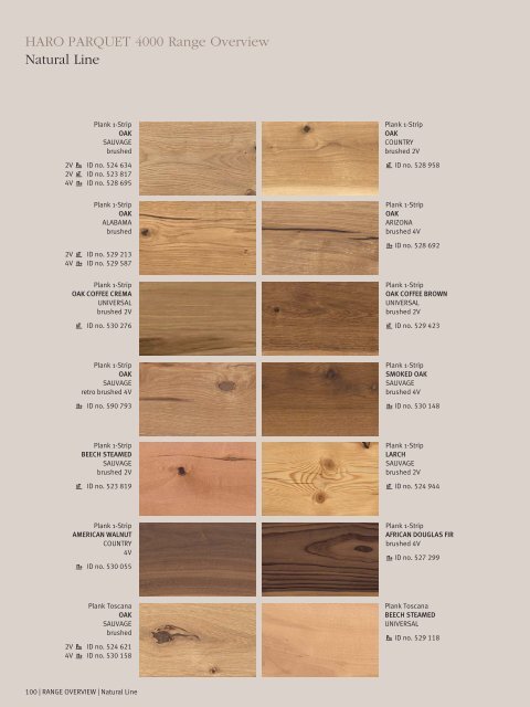 PARQUET - Der Onlinekatalog