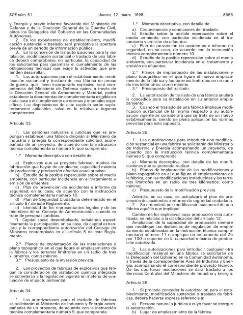 BOE 61 Sec 1 Pag 8557 a 8639 - Ministerio de Industria, EnergÃ­a y ...