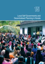 Local Self Governments and Decentralised Planning in Kerala