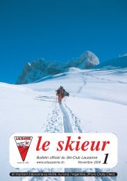 Skieur 1 - Ski-club Lausanne