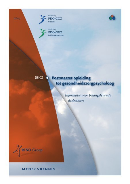 Postmaster opleiding tot gezondheidszorgpsycholoog ... - RINO Groep