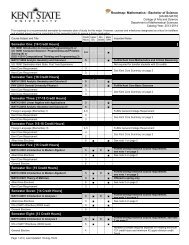 Roadmap: Mathematics - Bachelor of Science Semester One: [16 ...