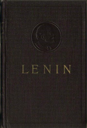 Collected Works of V. I. Lenin - Vol. 13 - From Marx to Mao