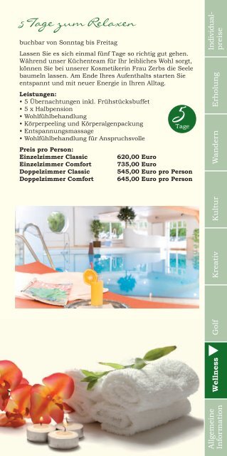 Informations- und Preisliste 2012 - Hotel Jagdhaus Wiese
