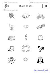 1 LECTURE Etude de sons [o] - Les coccinelles