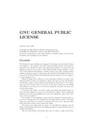 GNU GENERAL PUBLIC LICENSE