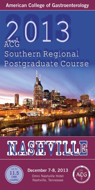 ACG Southern Regional Postgraduate Course