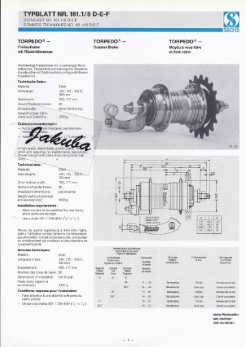 TYPBLATT NR. 161.1/8. D-EwF