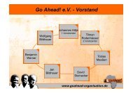 Go Ahead! e.V. - Vorstand