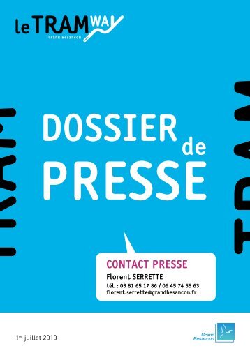 dossier de presse en pdf - BesanÃ§on