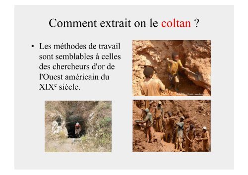 Coltan: Minerais du Sang des Enfants Congolais - CRAN