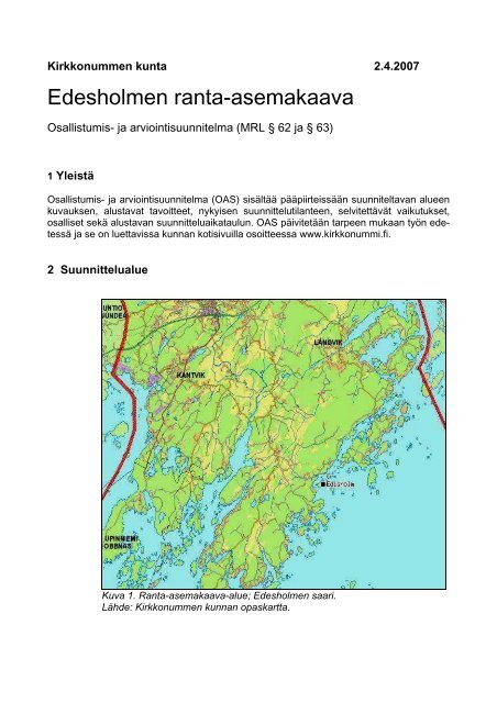 Edesholm OAS su.pdf - Kirkkonummi