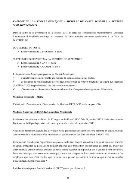 Télécharger le fichier Procès-verbal du 29 mars ... - Ville de Wattrelos