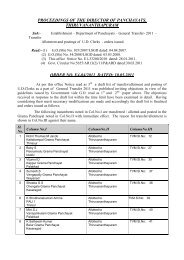 proceedings of the director of panchayats ... - Kerala Govt Logo