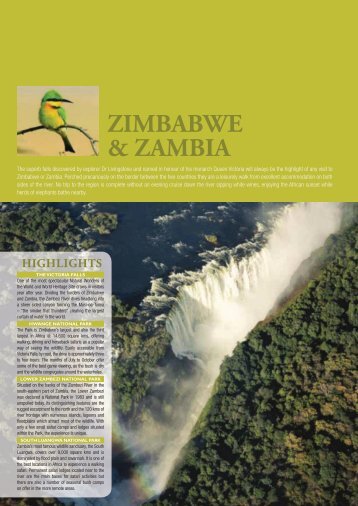 ZAMBIA & ZIMBABWE