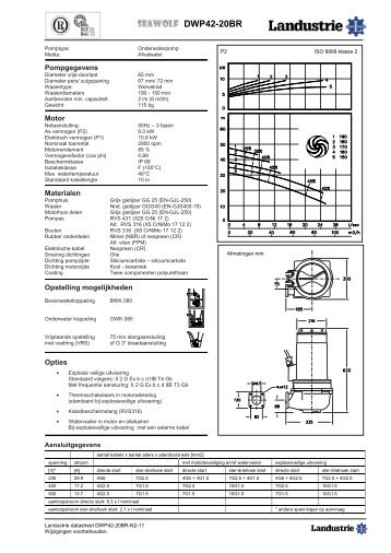 Datasheets DWP42 serie - Landustrie