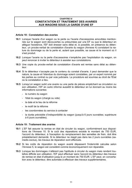 contrat uniforme d'utilisation des wagons cuu - Trenitalia