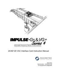 24/48/120 VAC Interface Card Instruction Manual - Magnetek