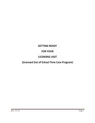 Licensed Out of School Time Care Program - New Mexico Kids