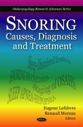 Snoring: Causes, Diagnosis and Treatment