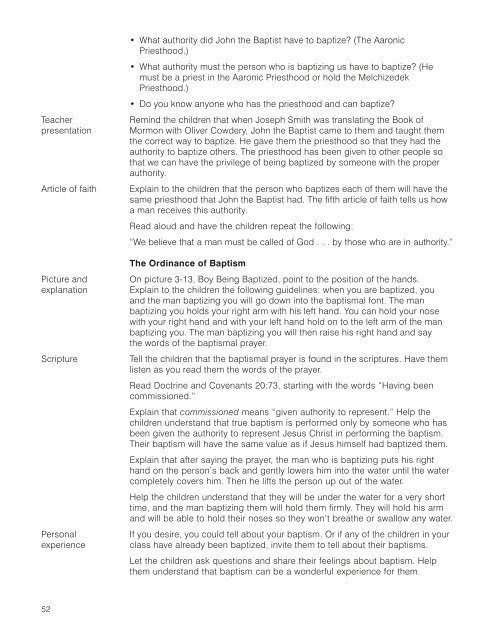 Primary 3 Manual - The Church of Jesus Christ of Latter-day Saints