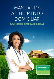 MANUAL DE ATENDIMENTO DOMICILIAR - Unimed Cuiabá