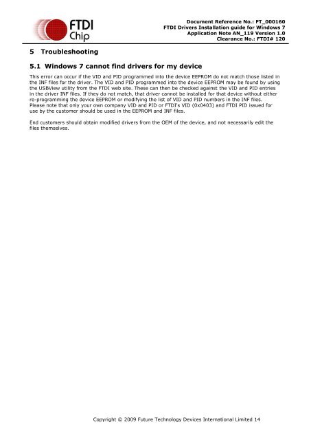 FTDI Drivers Installation guide for Windows 7 - botnroll.com
