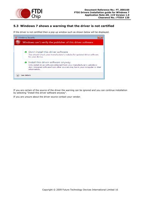 FTDI Drivers Installation guide for Windows 7 - botnroll.com
