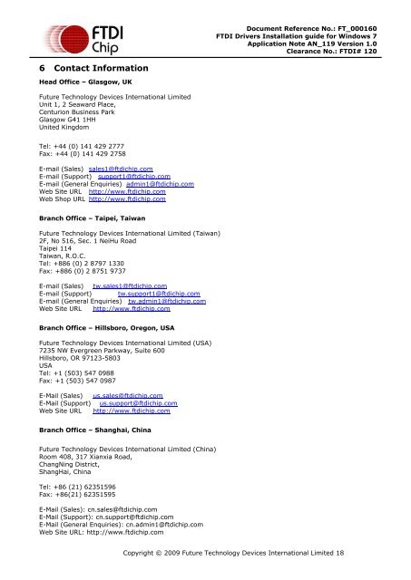 FTDI Drivers Installation guide for Windows 7 - botnroll.com