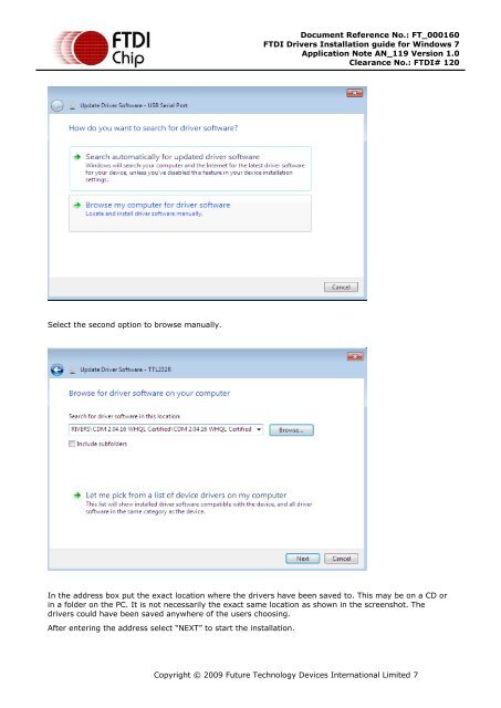 FTDI Drivers Installation guide for Windows 7 - botnroll.com