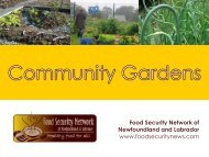 Community Gardens Presentation - The Food Security Network of ...