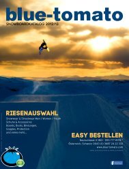 Blue Tomato Snowboardkatalog 2012/2013