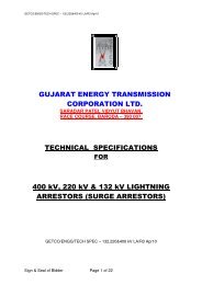 GUJARAT ENERGY TRANSMISSION CORPORATION LTD ...