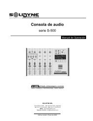 Manual consola S-500 - Solidyne