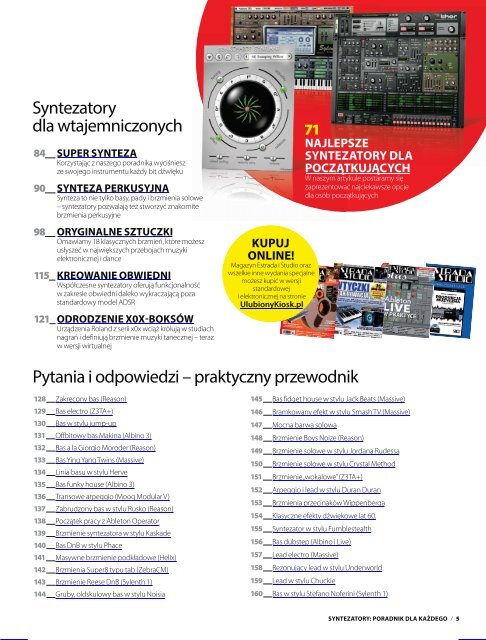 Syntezatory. Poradnik dla kaÅ¼dego - UlubionyKiosk